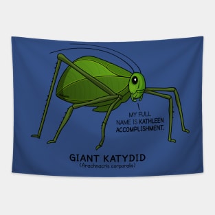 Malaysian Katydid by Zoodraws Tapestry