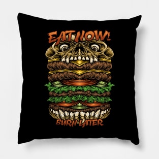 Eat Now Pillow