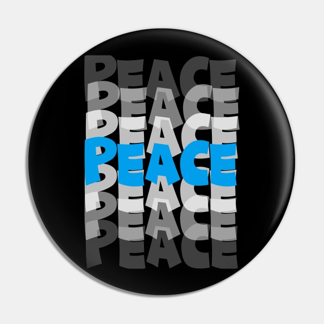 Repeated peace Pin by Mkt design