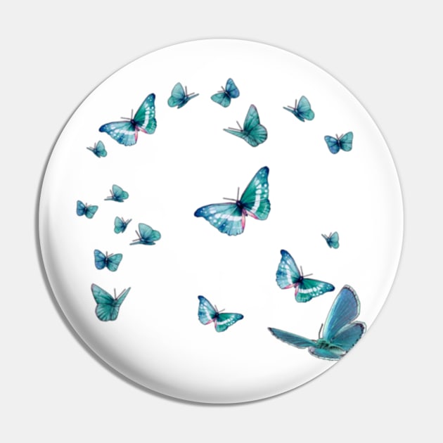 butterflies Pin by PREMIUMSHOP