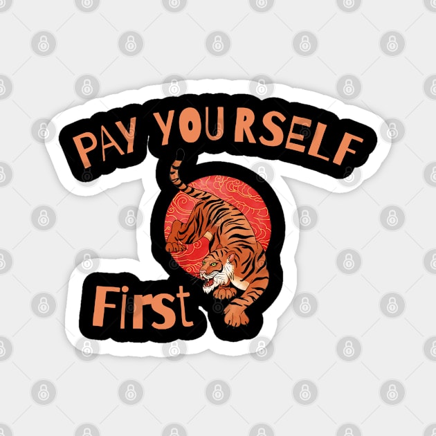 Save like the power of a tiger Magnet by BOUTIQUE MINDFUL 