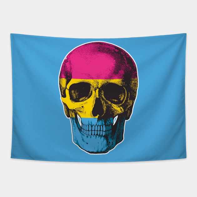 Pansexual Skull Tapestry by TheGentlemanPeacock