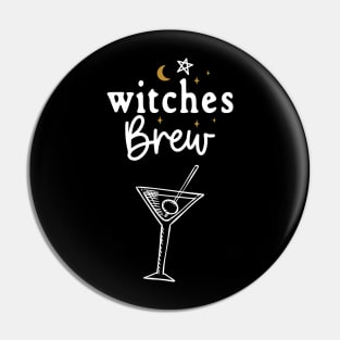 Witches Brew with Martini Glass Pin