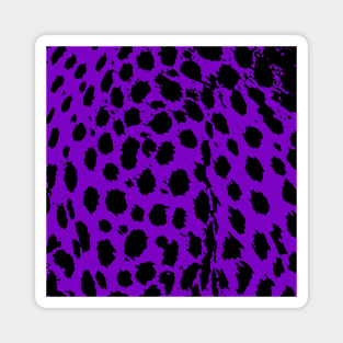 Cheetah Purple Magnet