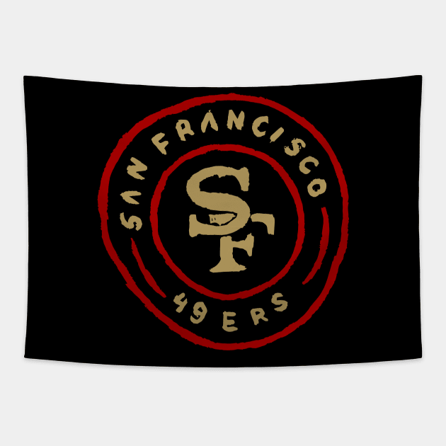 San Francisco 49eeeers 08 Tapestry by Very Simple Graph