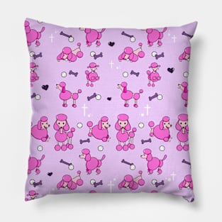 Cute poodles pattern design Pillow
