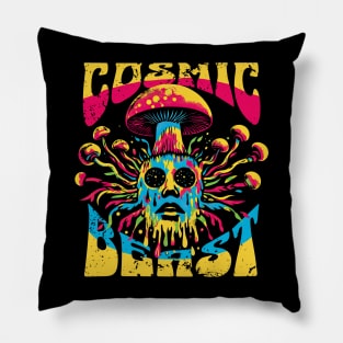 Trippy Mushroom Pillow