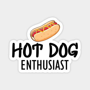 Hot Dog Enthusiast Magnet