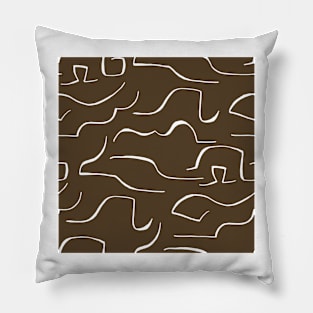 Minimal Abstract Pattern Pillow