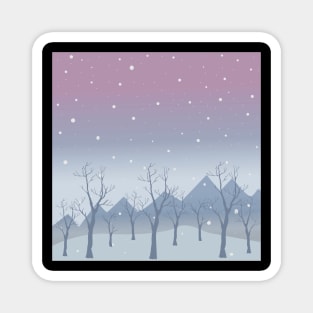 Forest In Mountains Magnet
