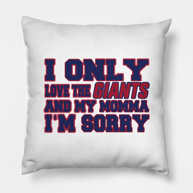 Giants Pillow by pralonhitam