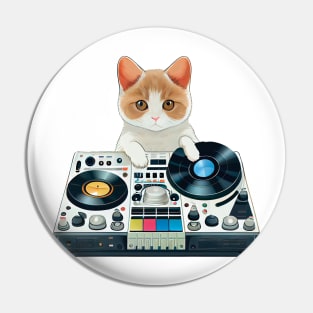 DJ Kitty Pin