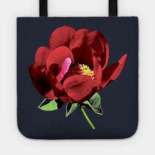 Peonies - One Red Peony Tote