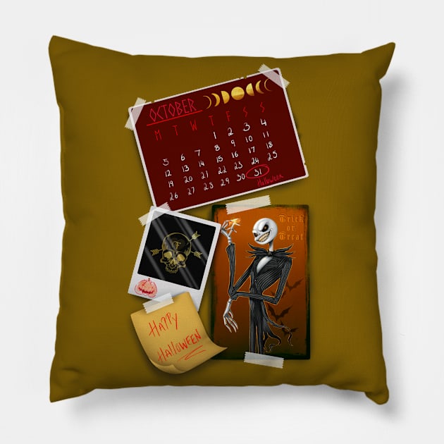 Halloween collection Pillow by Monstrous1