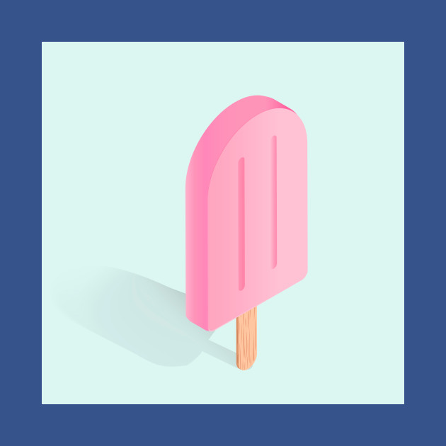 Cute Summer Popsicle - Popsicle - T-Shirt