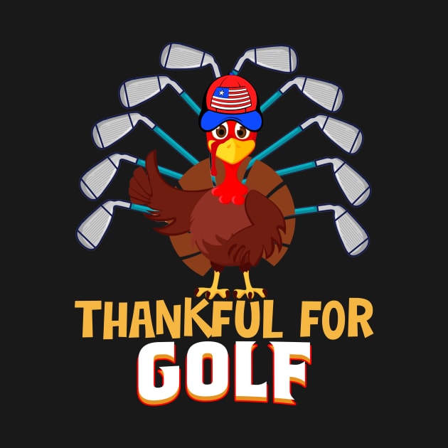 Golf Turkey Sport Lovers Thanksgiving by Terryeare