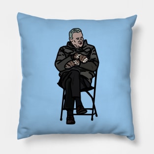 Irish Uncle Matt in Bernie Sanders Mittens Memes Pillow