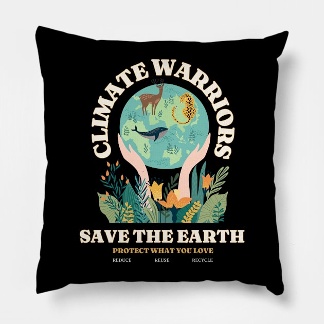 CLIMATE WARRIORS Pillow by bless2015