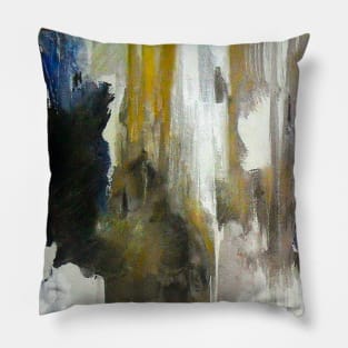 modern abstract painting luxury Pillow