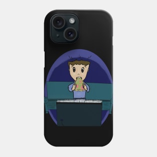 I just want to eat pizza and watch horror movies Phone Case