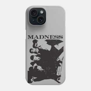 Madness - Silhouette Retro Black Phone Case