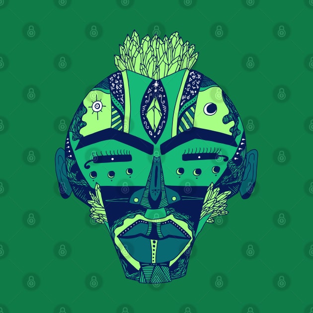 Ngreen African Mask 4 by kenallouis