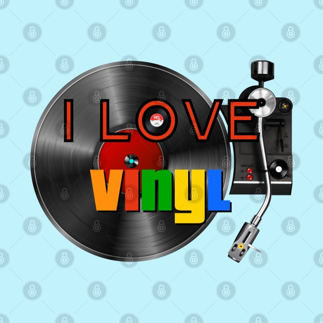 I LOVE VINYL by AlexxElizbar