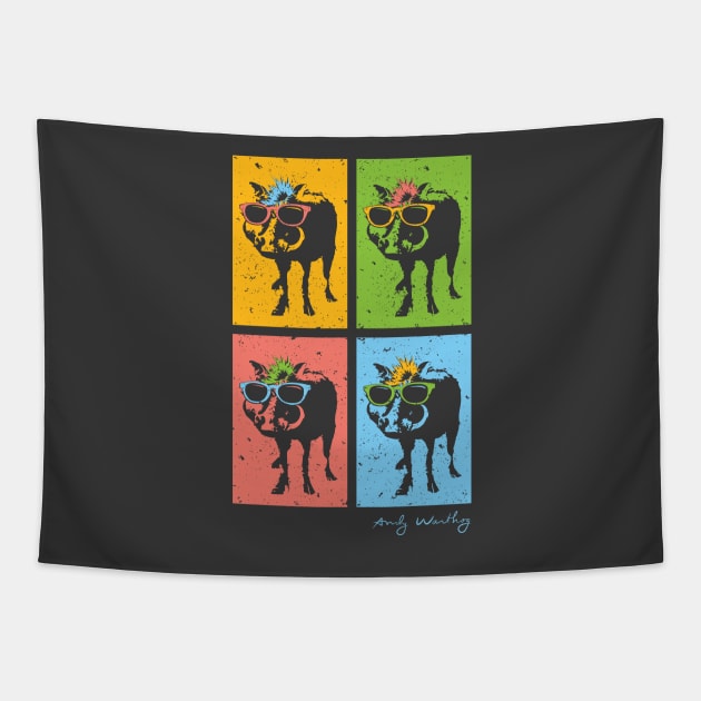 Andy Warthog Tapestry by katiestack.art