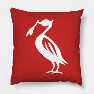 Retro Liverbird Pillow