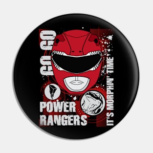 It's Morphin' Time Red Ranger, MMPR Pin