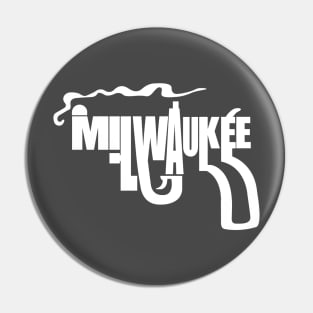 Milwaukee Smoking Gun City Art Pin