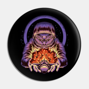 astronaut owl explosion spacecraft Pin