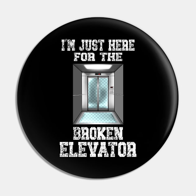 Elevator Mechanic Pin by BOOBYART