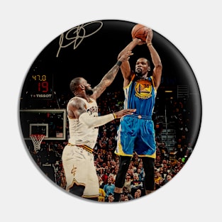 Kevin Durant vs Lebron James Vintage Pin