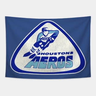 Defunct Houston Aeros Hockey Team Tapestry