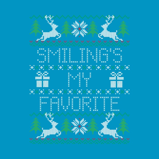 Smiling's My Favorite Sweater by Vandalay Industries