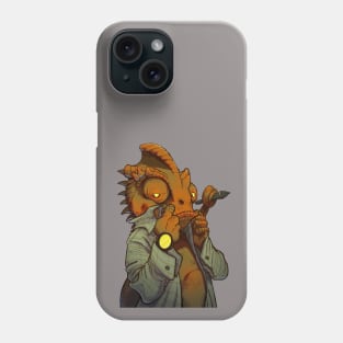 Illustrator chameleon Phone Case