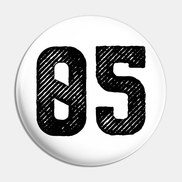 Rough Number 05 Pin by colorsplash