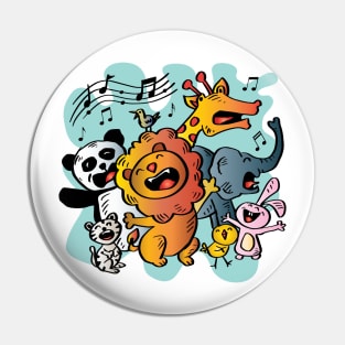 Cute cartoon animals Pin