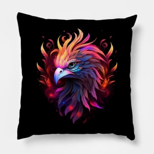 Flouirescent Eagle Pillow