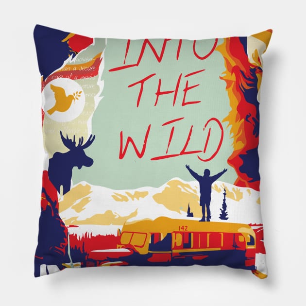 Into The Wild Pillow by difrats