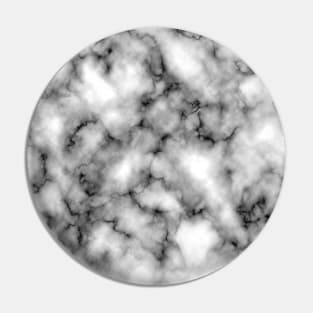 Black and White Marble Effect Pin