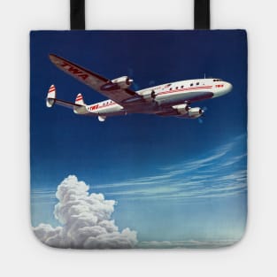 Across the U.S. and Overseas Fly TWA Vintage Poster Tote