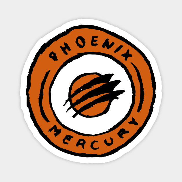 Phoenix Mercuuuury 02 Magnet by Very Simple Graph