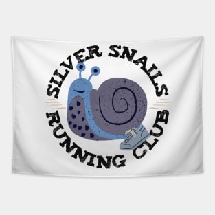 Silver Snails Running Club Tapestry