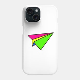 Color paper airplane Phone Case