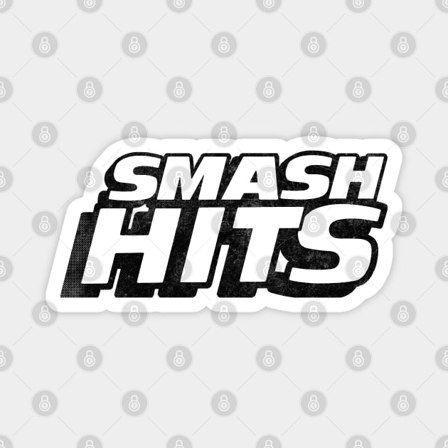 80s Smash Hits Faded Look Design Magnet by CultOfRomance
