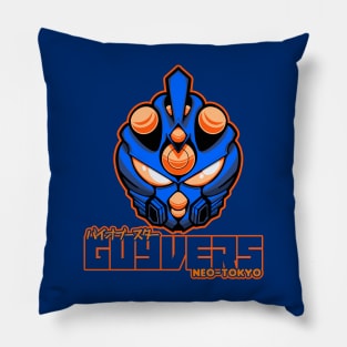 The Neo-Tokyo Guyvers (Mets/Islanders colors) Pillow