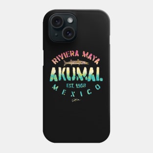 Akumal, Riviera Maya, Mexico, with Great Barracuda Phone Case