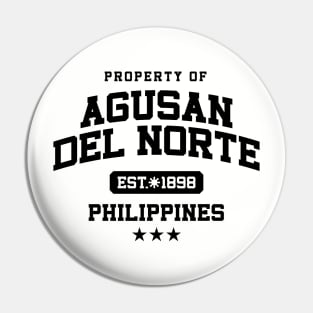 Agusan del Norte - Property of the Philippines Shirt Pin